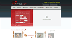Desktop Screenshot of jainweds.com